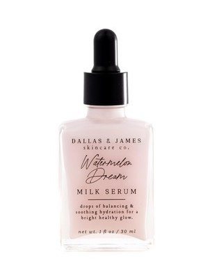 Skincare Watermelon Dream Milk Serum Hyaluronic Acid Aloe Cucumber Dallas &