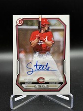2026 Bowman Baseball Steele Hall Prospects Paper Auto Reds