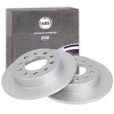 2x A.B.S. BREMSSCHEIBEN 258mm HINTEN passend für HYUNDAI COUPE TIBURON