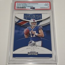 2018 Panini Contenders Josh Allen R.O.Y. Contenders PSA 9 🏈🏈