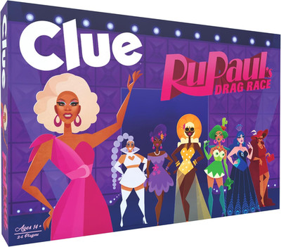 CLUE: Rupaul S Drag Race, Classic Board Game with a Glamorous Twist, Solve the M