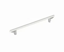 Lot Of 8 Amerock 10-1/16" Anberlin Two Tone Oversized Cabinet Pull Matte White