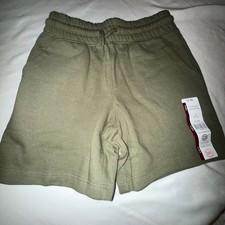 Wonder Nation Knit Shorts Kids Size S 6-7 Uniform Green NEW Drawstring Pockets