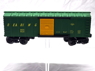 K-Line Reading RDG 5121 John Deere Green Box Car with Sliding Doors O Gauge