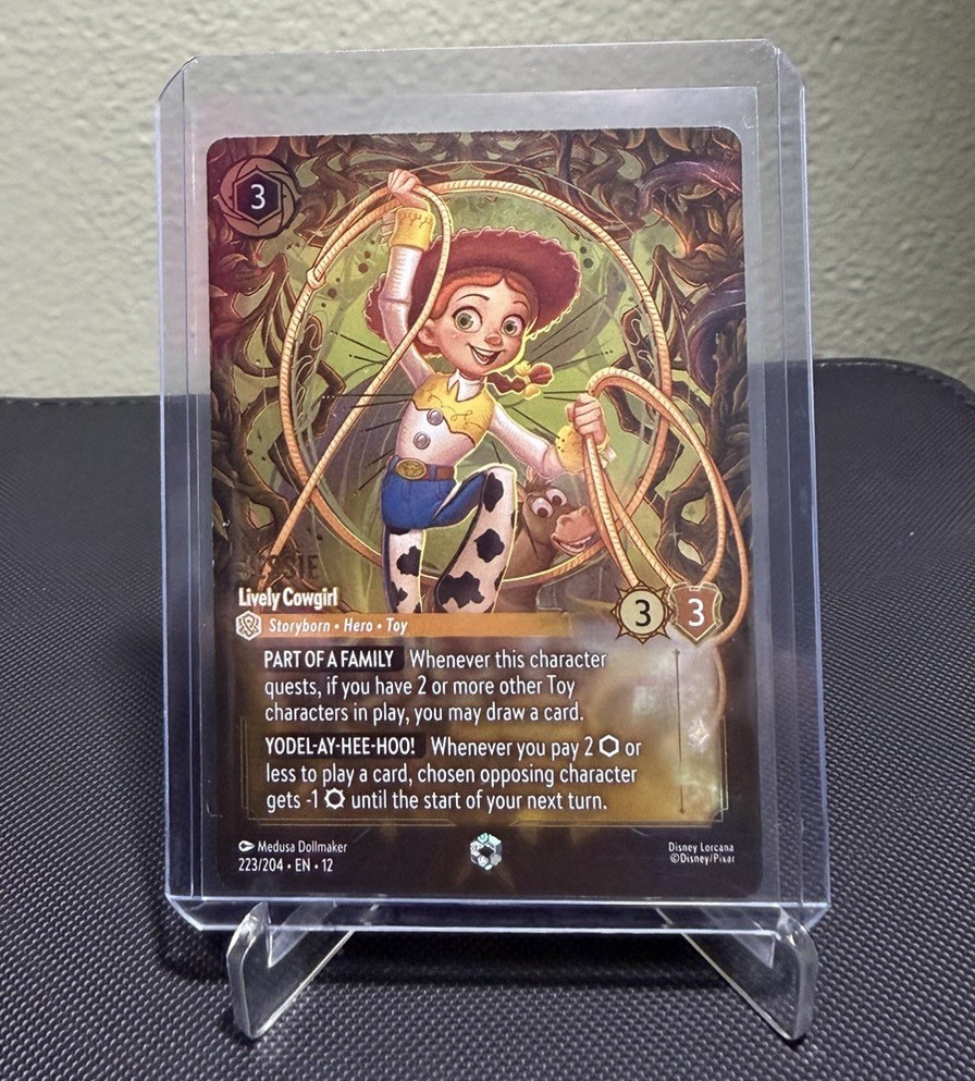 Disney Lorcana Wilds Unknown - Jessie - Lively Cowgirl 223/204 (Enchanted)