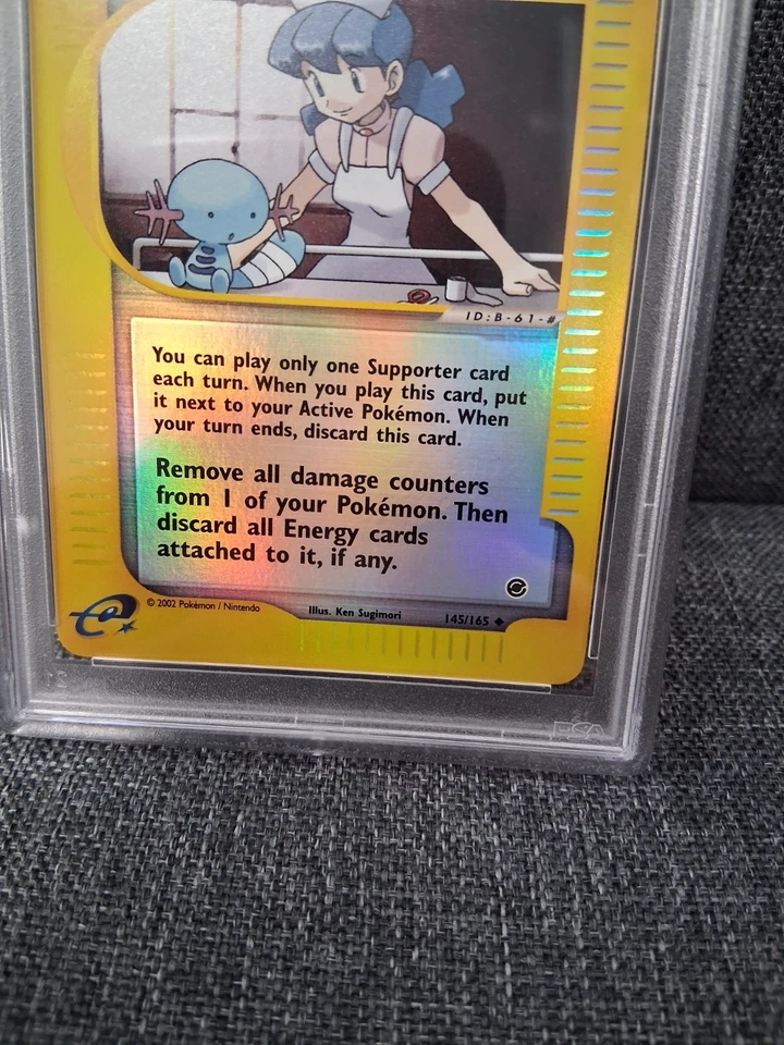 Pokemon Nurse 145/165 PSA 145 PSA 9 2002 Expedition Reverse Foil - Image 3 of 3