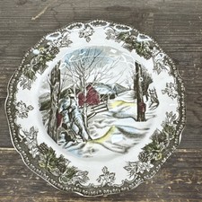 Johnson Brothers "Friendly Village" Sugar Maples Bread & Butter Plate(s) 6 1/8""