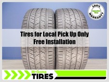2 Continental Crosscontact Lx Sport Xl 25545r20 Used Tires 8.832 Tread 2554520