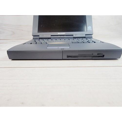 Vintage Sharp PC-3070 Notebook Laptop Computer Retro W Power Supply Tested READ - Picture 8 of 23