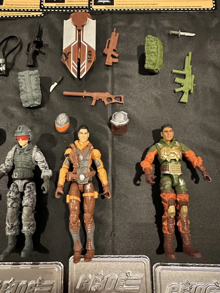 2016 G.I.JOE Convención Exclusiva Sky Patrol Lote de 6 Línea Estática Suelta Paracaidismo Foto 4 de 4