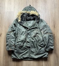 50s Vintage Albert Turner N-3b Parka Rare Cold Weather Military Green Coyote Fur 50s Vintage Albert Turner N-3b Parka Rare Cold Weather Military Green Coyote Fur