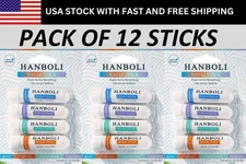 New Nasal Stick Pack OF 12 Enhance Breathing + Boost Focus Breathe Vapor HANBOLI