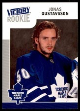 2009-10 Upper Deck Victory Update Jonas Gustavsson Rookie Toronto Maple Leafs