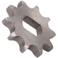 10 Tooth Steel Sprocket Replacement Part For Electric Tricycle 0.5x0.7in In
