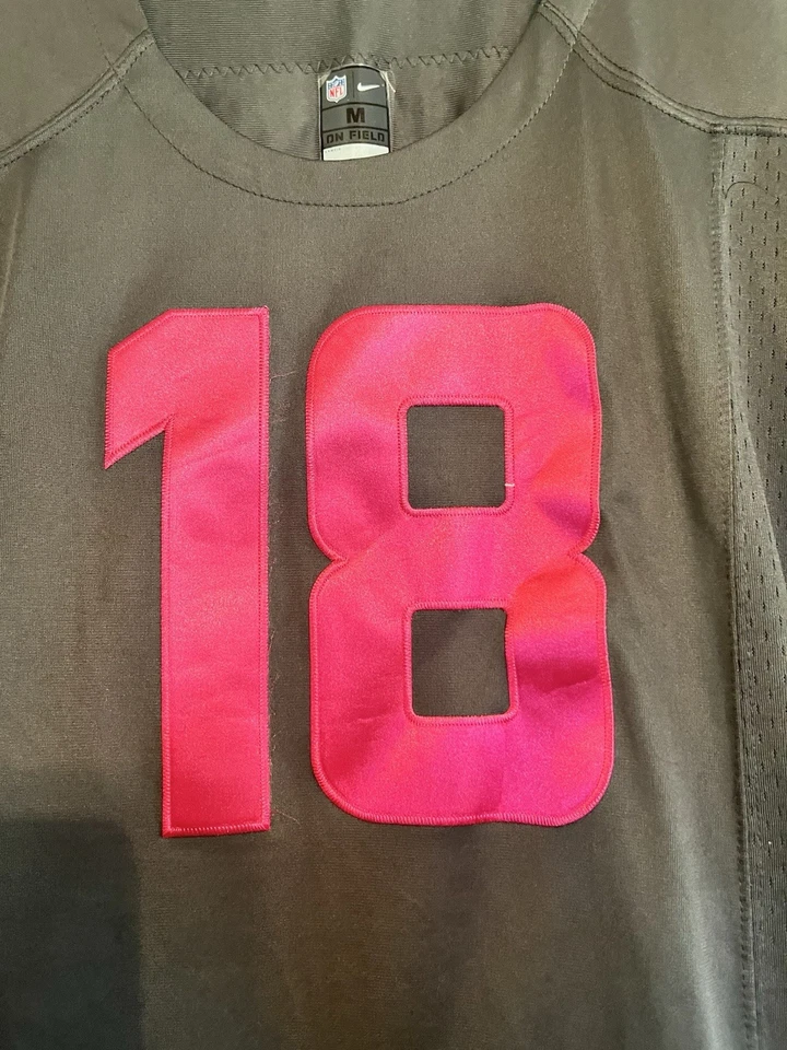 NIKE- Peyton Manning Broncos Jersey Dress, Breast Cancer, Size M- Never Worn - Image 4 of 4