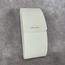Prada Sunglass/Glass White Hard Case Case ONLY READ
