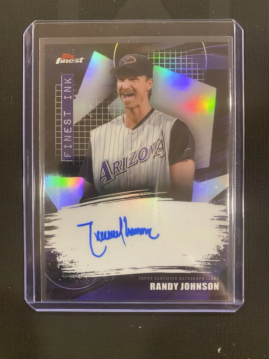 RandyJohnson Strike ZoneHeroes オートグラフカード Randy Johnson Baseball Sports Trading Card Singles Autographed for