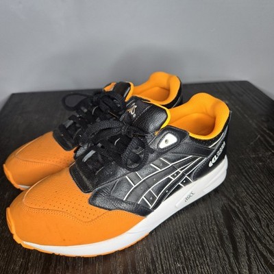 ASICS MENS GEL SAGA ORANGE POP/Black Size 8.5 Running Shoes
