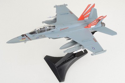 JCW-72-F18-017 JC Wings EA-18G Growler 1/72 Model NL540 USN VAQ-132 Scorpions