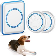 Dog Doorbell for Potty Training, Wireless Pet Doggie Door Bell Training to Go...