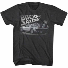 Back To The Future Faded Bttf Movie Shirt