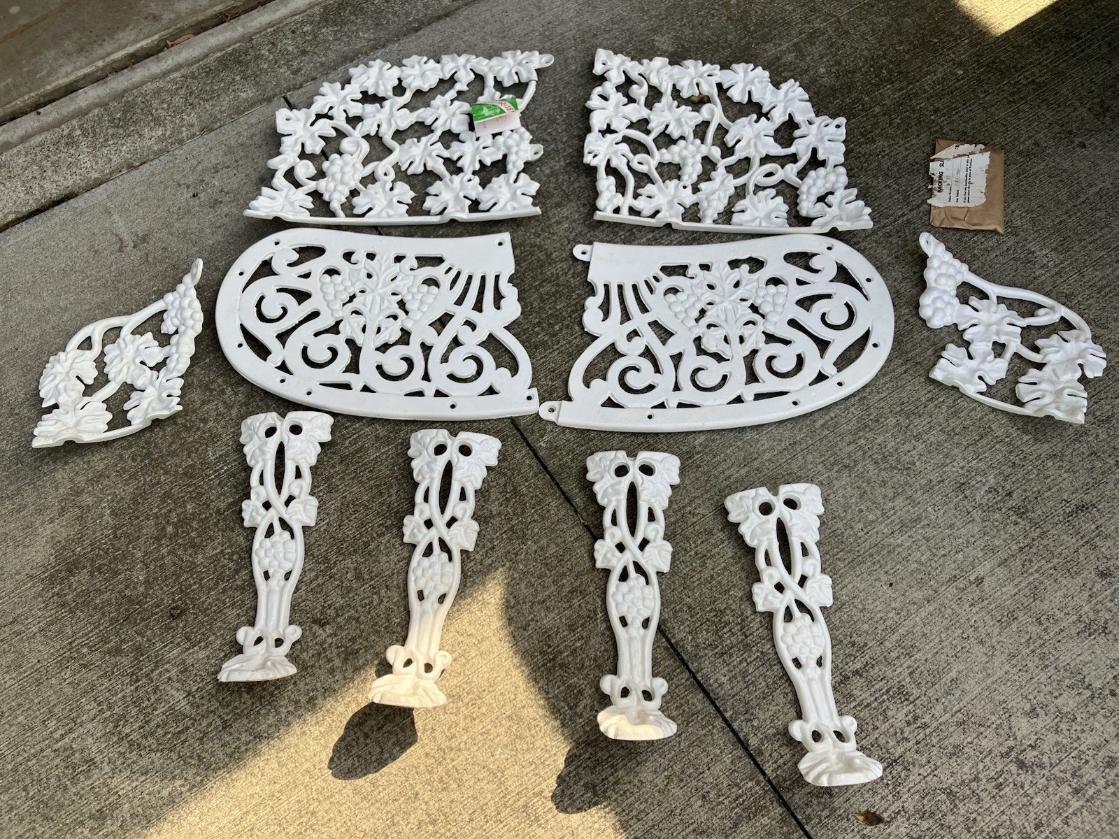 Vintage Atlanta Stove Works Grapevine Settee NIB!