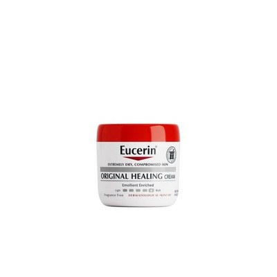 2x Eucerin Original Healing Cream Fragrance-Free Moisturizer Daily Use 16 oz