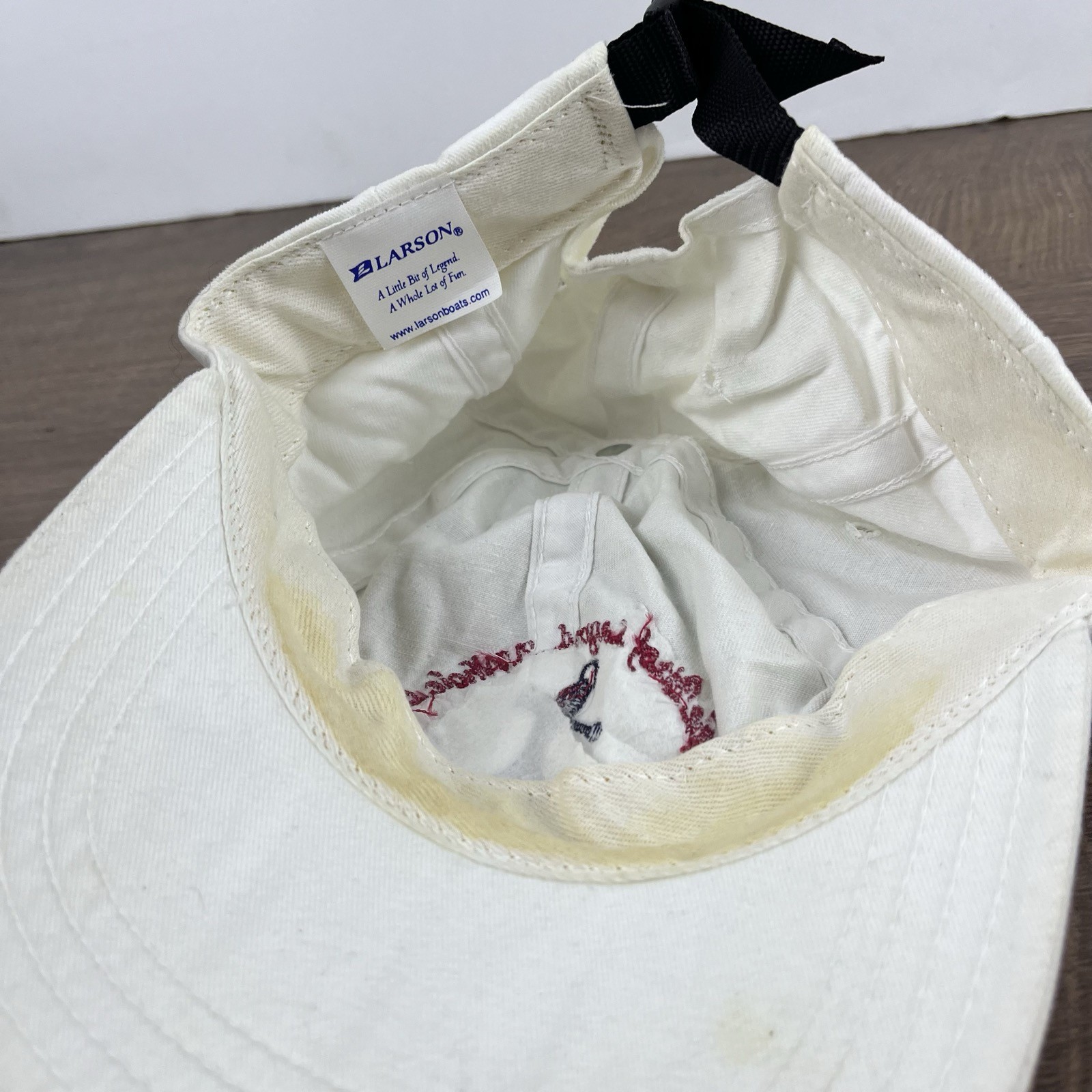 Larson Hat Larson Adjustable Hat White Hat Adjust… - image 14