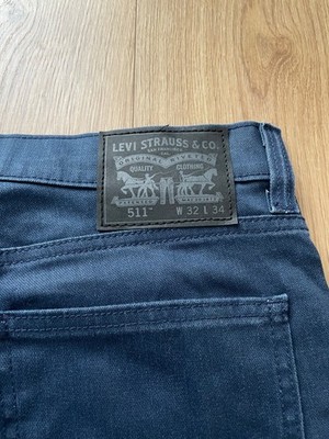 Levi s 511 Herrenjeans, Farbe Petrol, W32/L34.