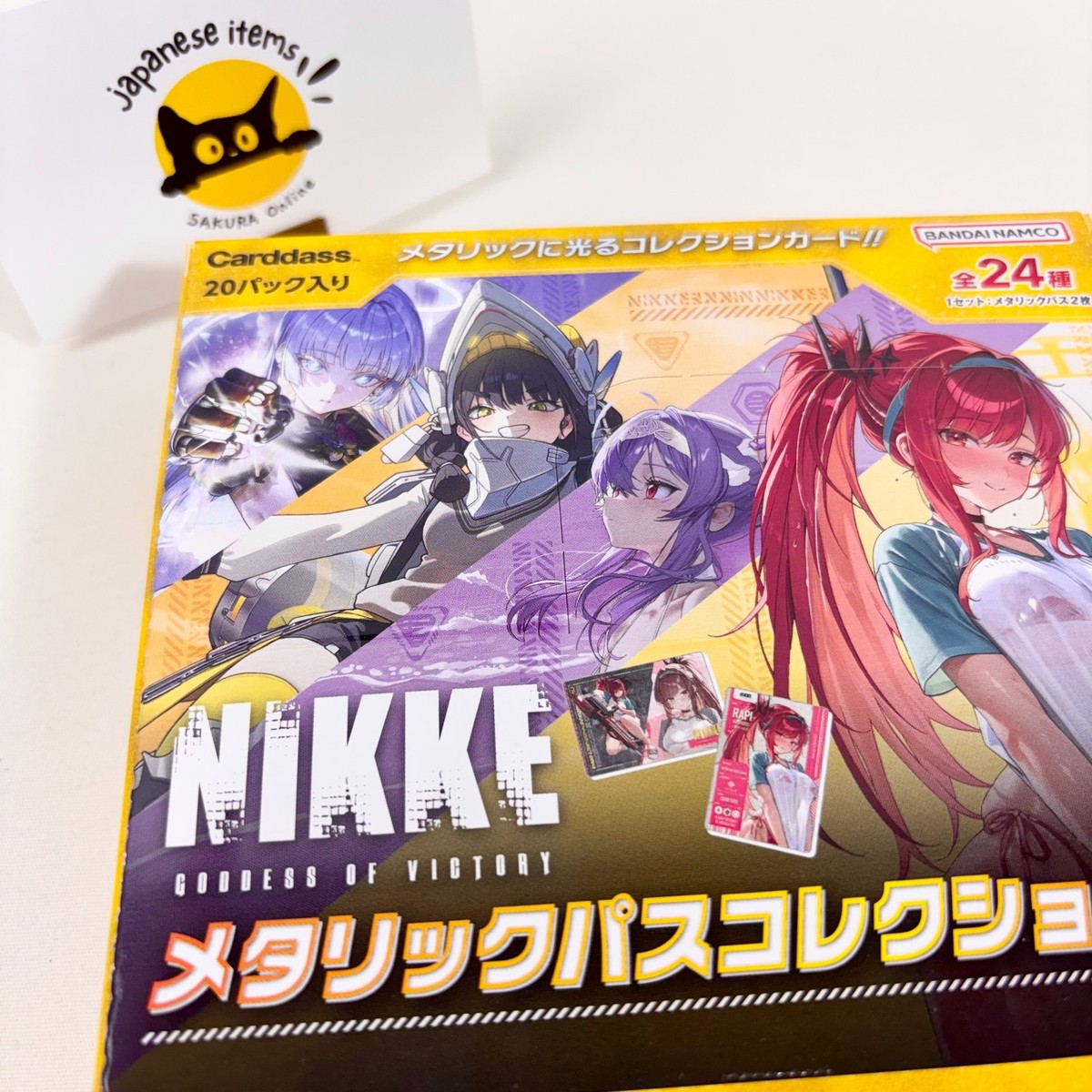 NIKKE Metallic Pass Collection Ver.4 Box 20 Packs BANDAI Japan New