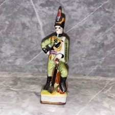 Porcelain VIntage Hand Painted Figure Napoleonic Era French Soldier