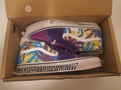 Vans Vault Aries OG Sk8-Mid LX Men Sz 8.5 W 10 Purple Weed Bright Original Box