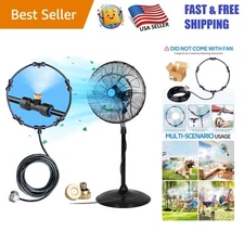 Ultimate Patio Misting System - 16.4FT with Brass Nozzles for Instant Coolness