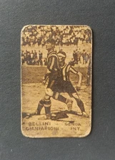 Pre-war football BELLINI (Genoa Genoa) GIANFARDONI Inter Ambrosiana