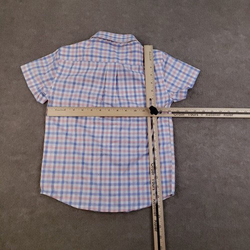 Lot of 4 Properly Tied Button Up Shirt Boy Size 5 Blue Plaid Long Sleeve Casual - Picture 22 of 24