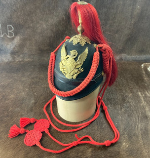 Replica M1881 US Enlisted Artillery Field Dress Spiked Helmet & Red Cord