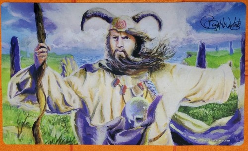 Angus Mackenzie Play Mat MTG Playmat SIGNED Byron Mutt Wackwiz Wizards - Picture 1 of 8