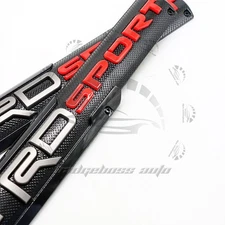 Black Red Side Emblem For Tacoma Tundra 4Runner Sport Accessories Badges Raised