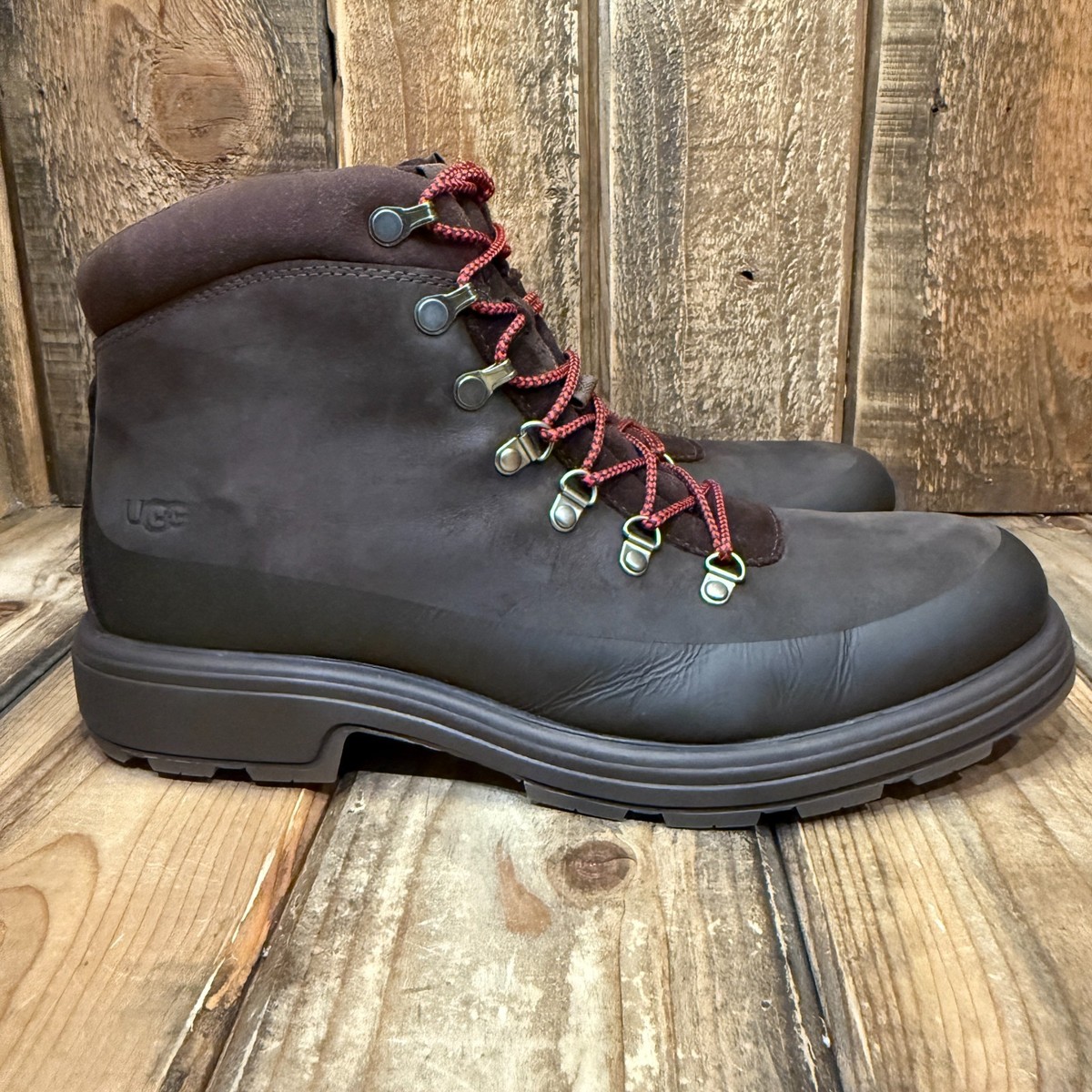 UGG BILTMORE HIKER BOOT MENS US 11 STOUT WATERPROOF LEATHER  display picture 2