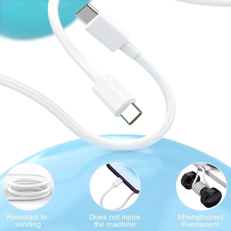 5PACK For iPhone 15 16 Pro USB-C to USB-C Cable Fast Charging PD Type C Cord lot - image 2 of 4