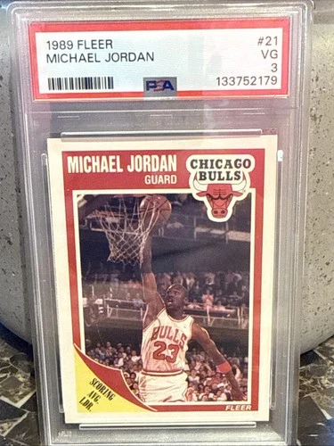Jordan 1989 Fleer Jordan #21