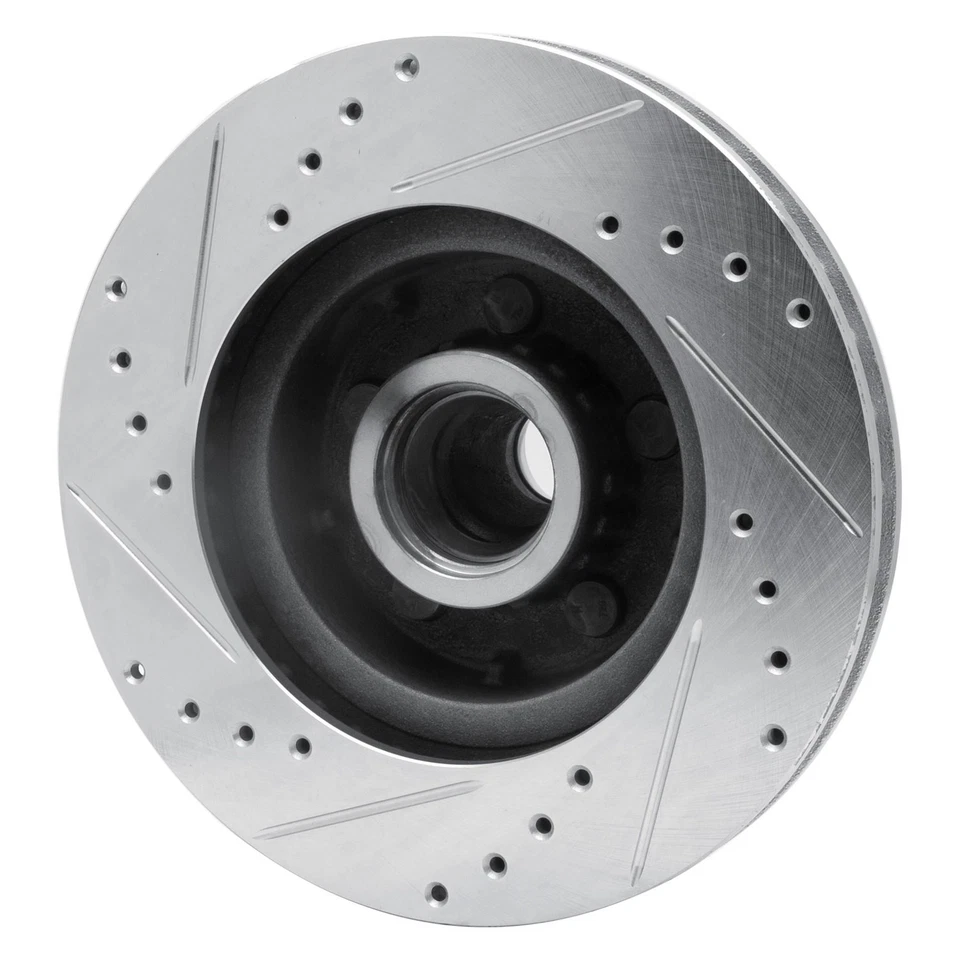 For Dodge Ramcharger 75-81 Brake Rotor DFC Premium Drilled & Slotted Front Foto 4 de 4