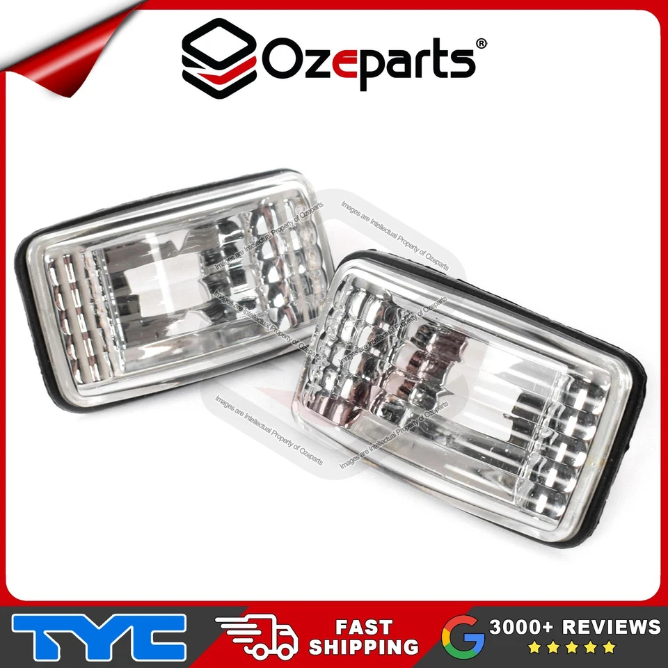 Set Pair Indicator Guard Repeater Light Flasher For Toyota Landcruiser 80 Series - Image 3 of 3
