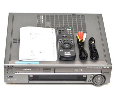 Sony WV-H5 Hi8 8mm VHS VCR Video Deck Player Video Cassette silver