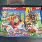 Vintage Fisher Price Little People Fun Park Complete with Box