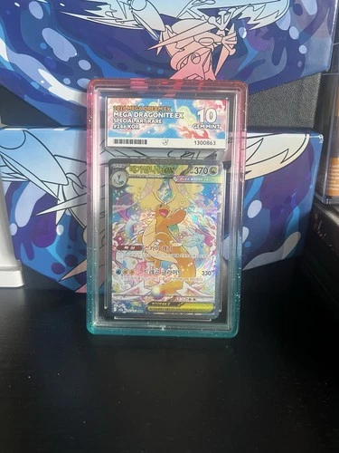 Korean Ace 10 Mega Dragonite Ex SAR 246/193 (PERFECT SUBGRADES)