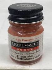 Testors Rot RLM 23 Semi - Gloss Model Master Acrylic Paint - 1/2 oz. Bottle