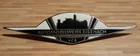 Emblem for Wartburg 311 / 312 / 353 hood / black & white / flat / new