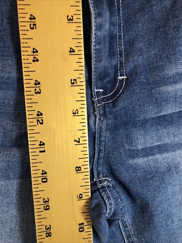 Baccini Jeans Women’s Size 8P Denim Embroidered Ankle Mid Rise Straight Petite - Picture 12 of 15