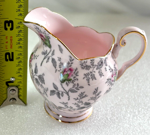 Tuscan England Pink Chintz DUBARRY ROSE Cup Saucer 2 Plates Creamer Sugar 6 Pcs - Foto 14 di 16